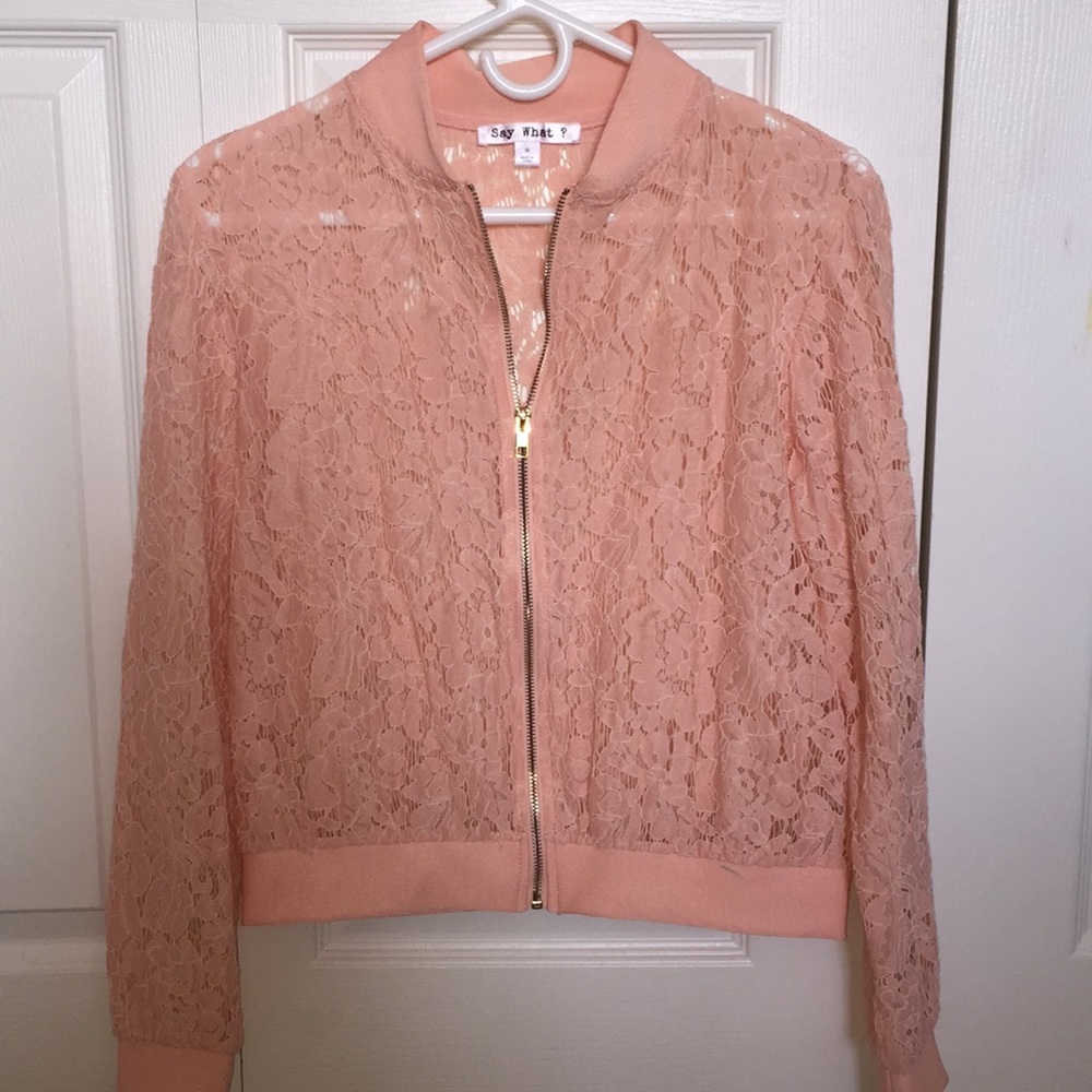 Pink Floral Zip Up Cover